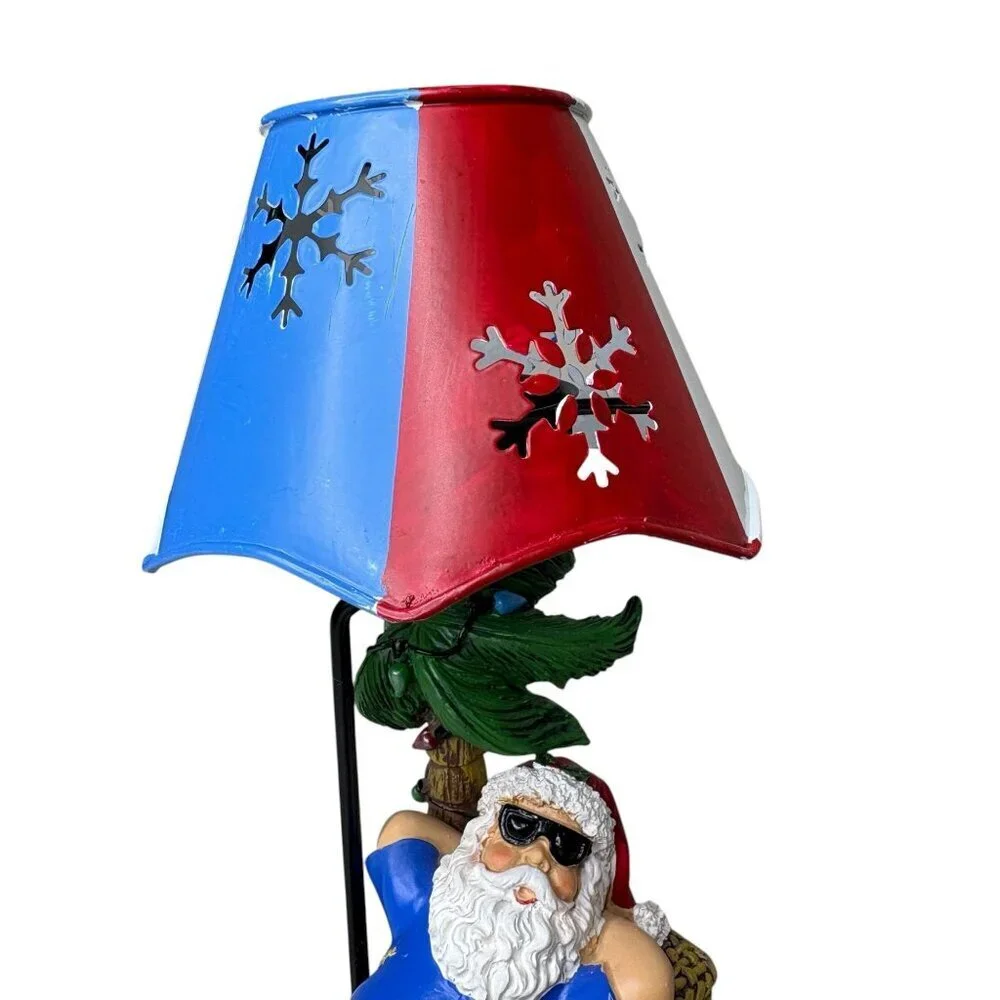 Yankee Candle Santa on the Beach Tea Light Holder - Retired